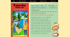 Desktop Screenshot of katandraholidayunits.com.au
